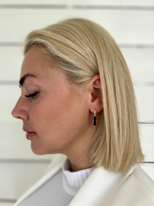 Auskari ar 18k zelta pārklājumu
