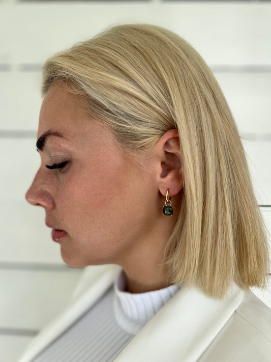 Auskari ar 18k zelta pārklājumu